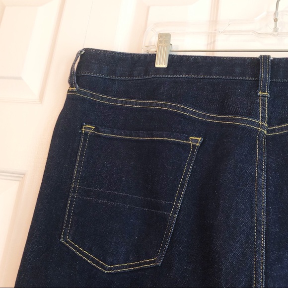 Five Four Dark Wash Blue Denim Relaxed Straight Jeans 38 - Picture 15 of 16